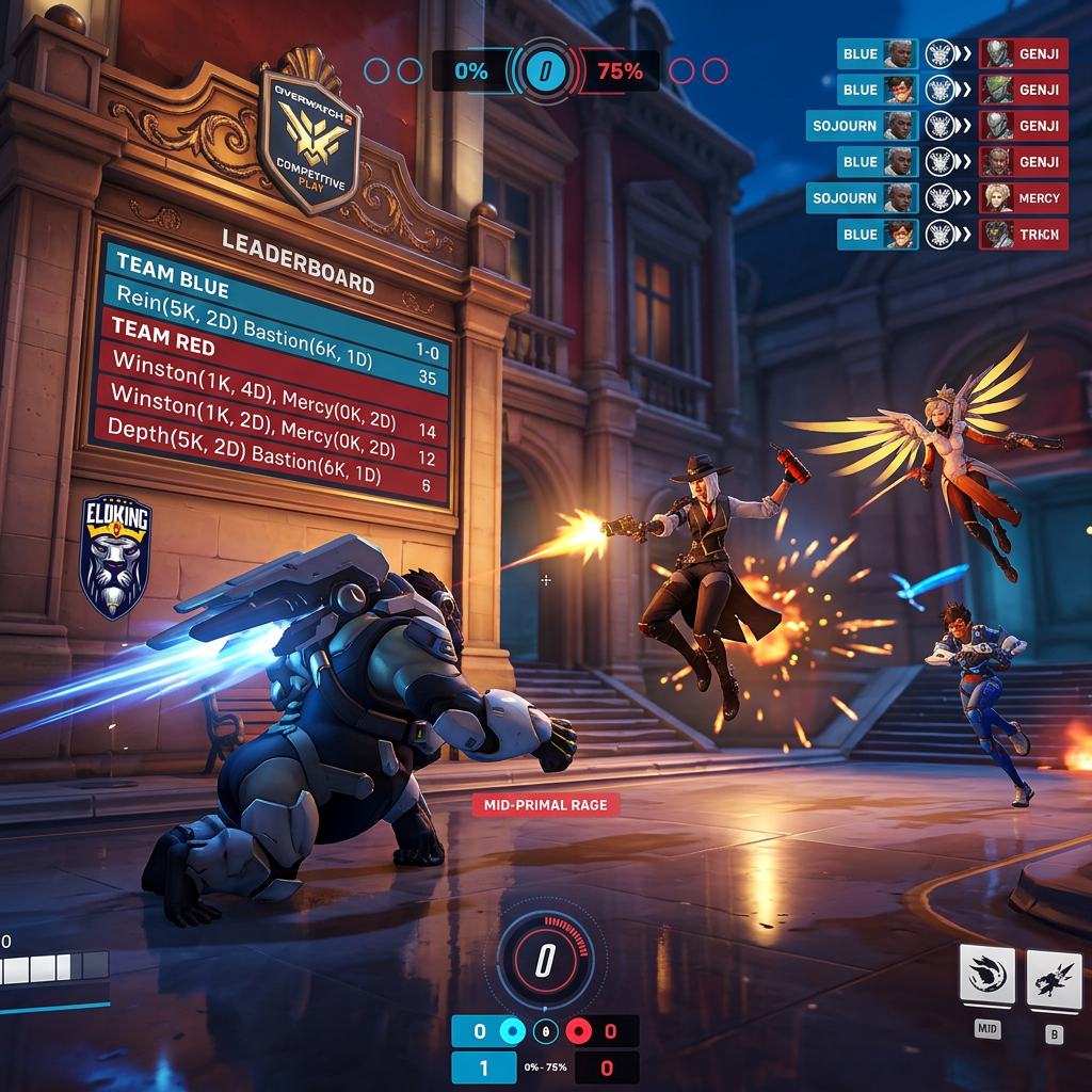 Match class&eacute; d'Overwatch 2 s'effondrant dans un stomp pr&eacute;coce