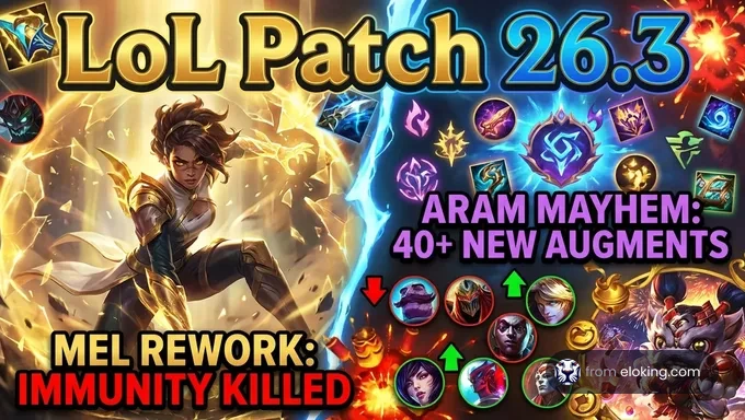 LoL Patch 26.3: The Mel Rework That Killed Her Immunity, ARAM Mayhem Gets 40+ New Augments