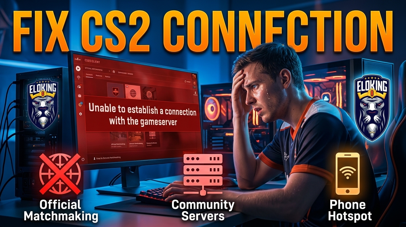 CS2: 接続が確立できないエラー（修正済み！）