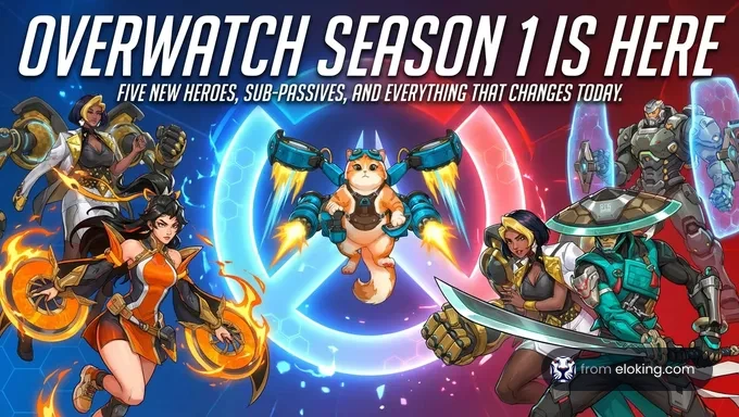 Overwatch Season 1 Is Here: Five New Heroes, Sub-Passives, and Everything That Changes Today