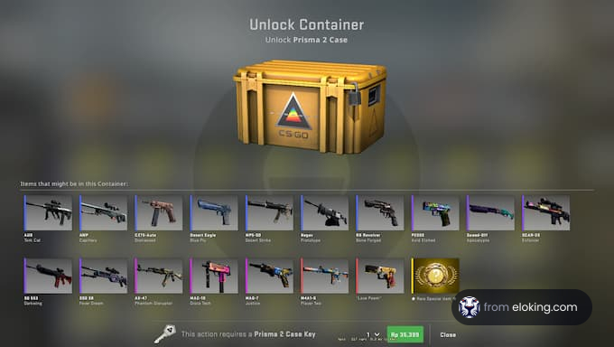 Opening a Prisma Case