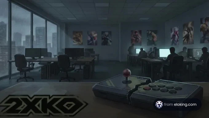 2XKO fighting game characters in combat representing the game's launch and subsequent team layoffs.