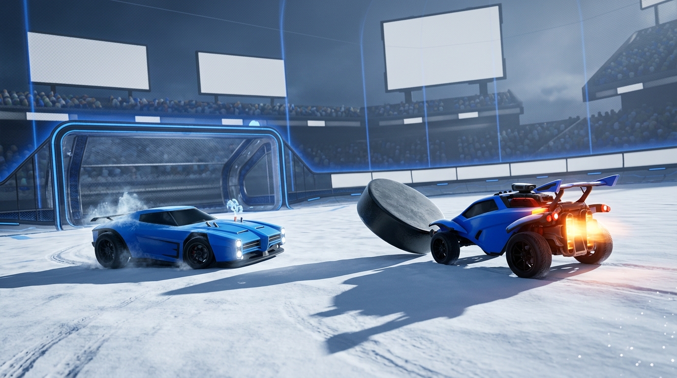 Rocket League solo queue chaos with one warm player and one cold teammate