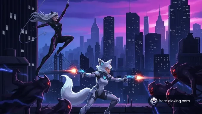 Marvel Rivals Season 7 teaser showing Black Cat and White Fox hints in the Battle Pass gallery.