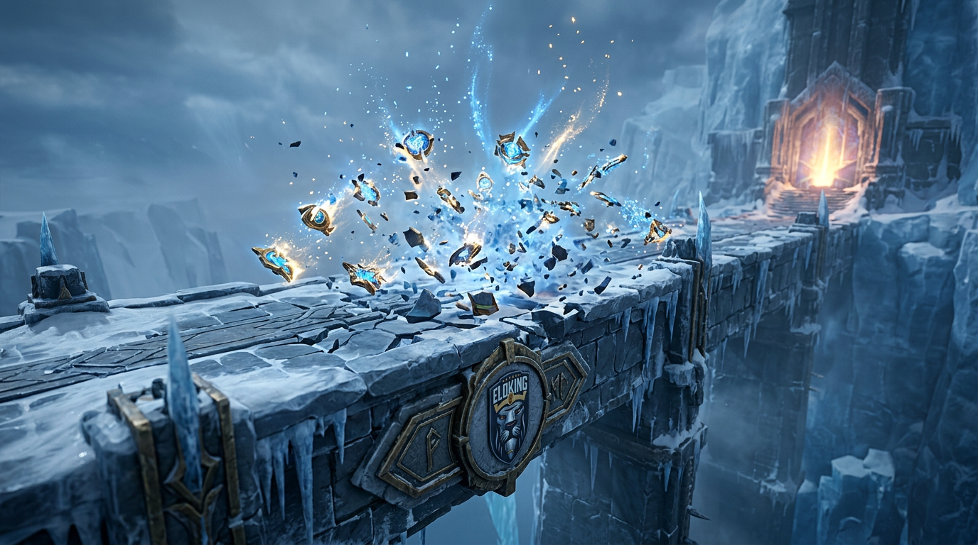 &Eacute;clats d&rsquo;augmentation brillants se brisant sur l'Abyss Hurlant