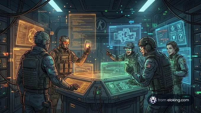 Interface de mission CS2 datamin&eacute;e ressemblant aux menus d'Op&eacute;ration CS:GO.