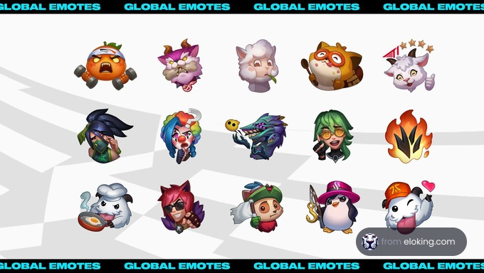 League of Legends: New Esports-Themed Custom Emotes - Eloking