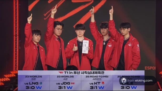Anyone’s Legend defeats T1 at Esports World Cup 2025