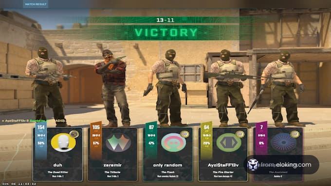 CS2 Victory Screen