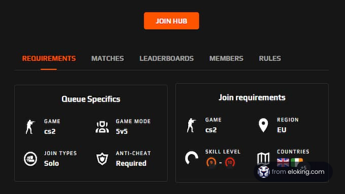 How to join and participate in a hub in FACEIT