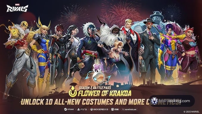 Marvel Rivals : Tous les skins de Battle Pass à venir dans la Saison 2