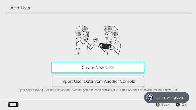 在控制台上添加新用户的用户界面。
