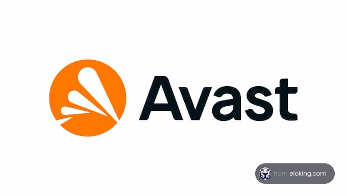 Avast logo with orange and black design