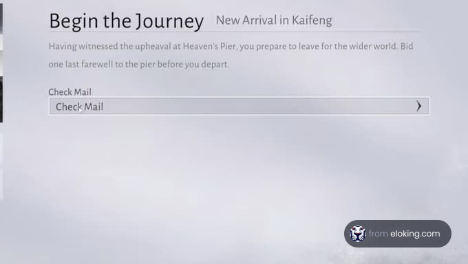 Rozpocznij podróż: Nowe przybycie do Kaifeng