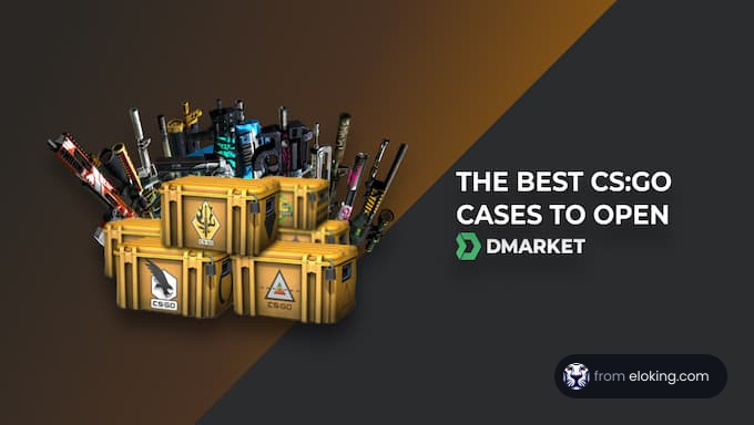 The best CS:GO cases from DMarket filled with various skins