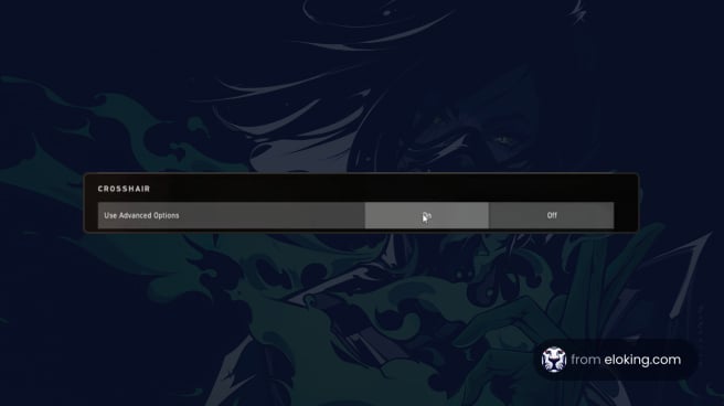 Blue themed anime character wallpaper with settings menu open