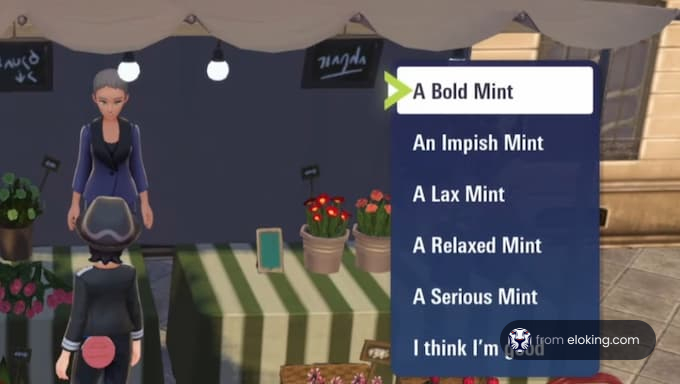 Una selección de diferentes tipos de menta en un entorno de juego.