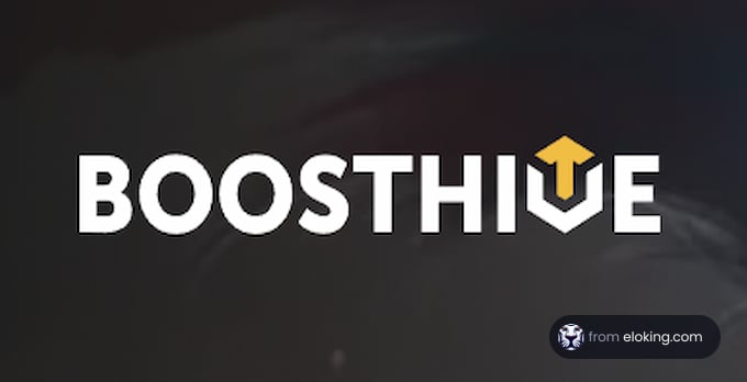 Boosthive logo with a stylized letter 'H' incorporated into a gold and black color scheme