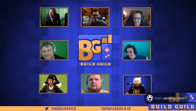 Group of online gaming streamers part of Build Guild