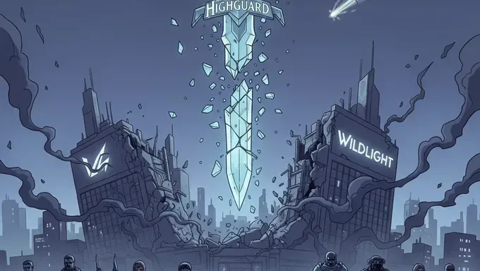 Highguard gameplay scene with live-service status indicators and player HUD.