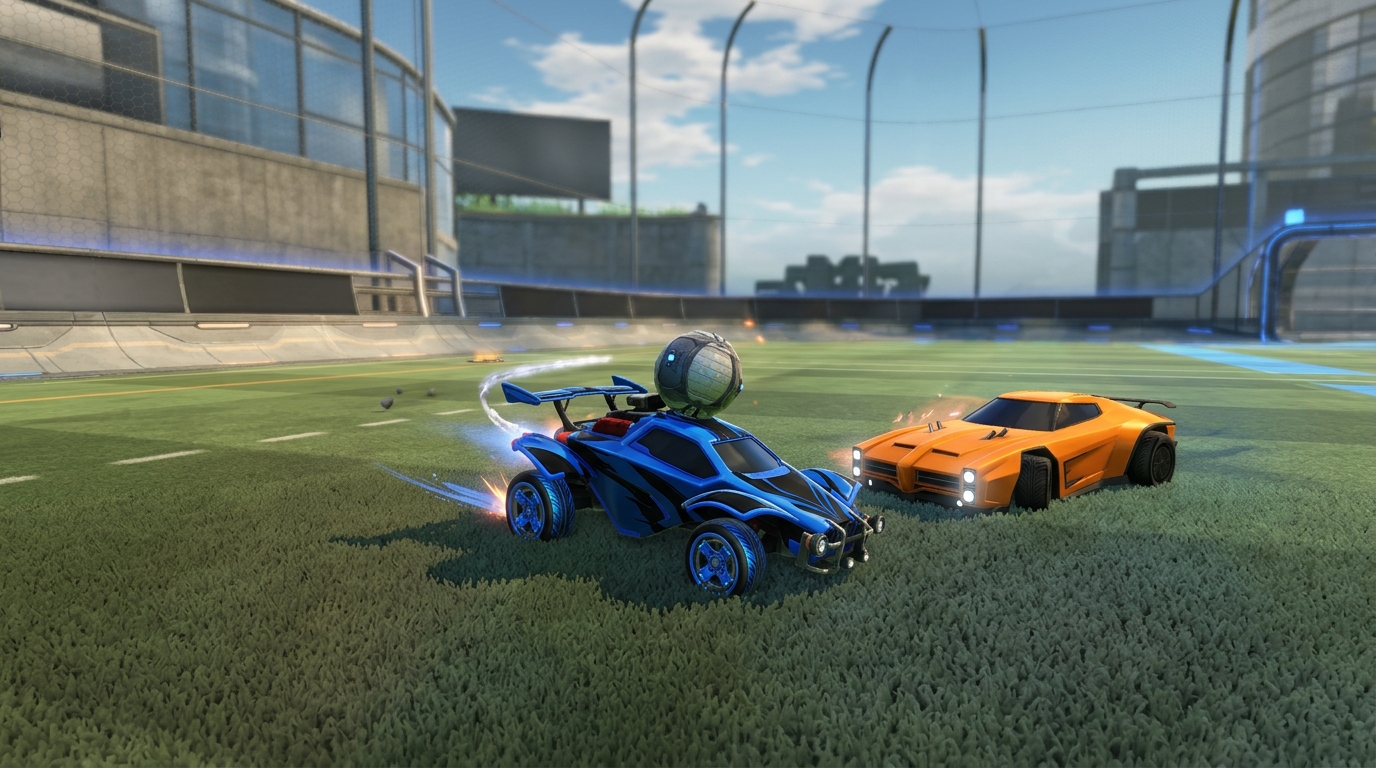 Rocket League player analyzing a smurf by repeated mechanical control