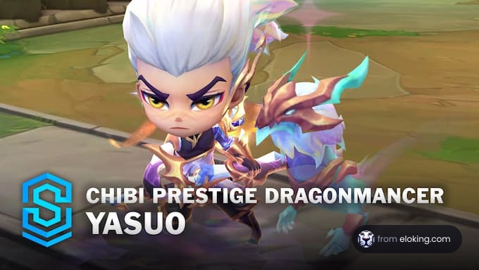 Chibi Prestige Dragonmancer Yasuo from a video game