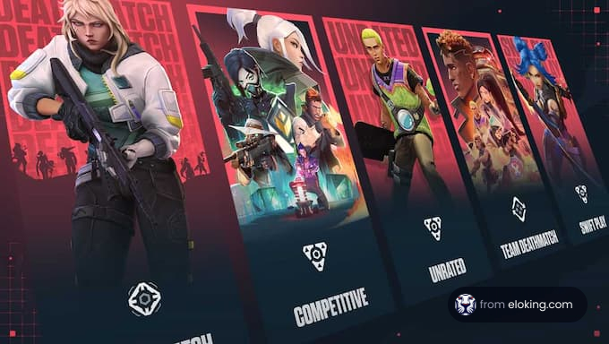 Characters selection screen from a competitive video game featuring diverse characters