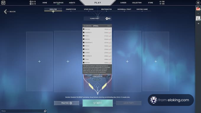 Screenshot of a competitive gaming interface with leaderboard