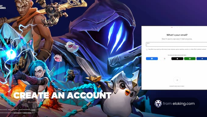 Create an account to join the action at Eloking Games.
