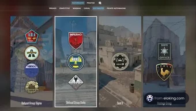 Defusal group Delta and Sigma maps in Counter-Strike: Global Offensive