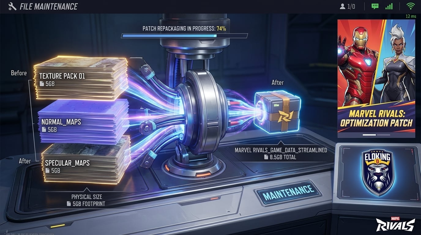 Marvel Rivals Season 9.5 Install Size Reduction Explained