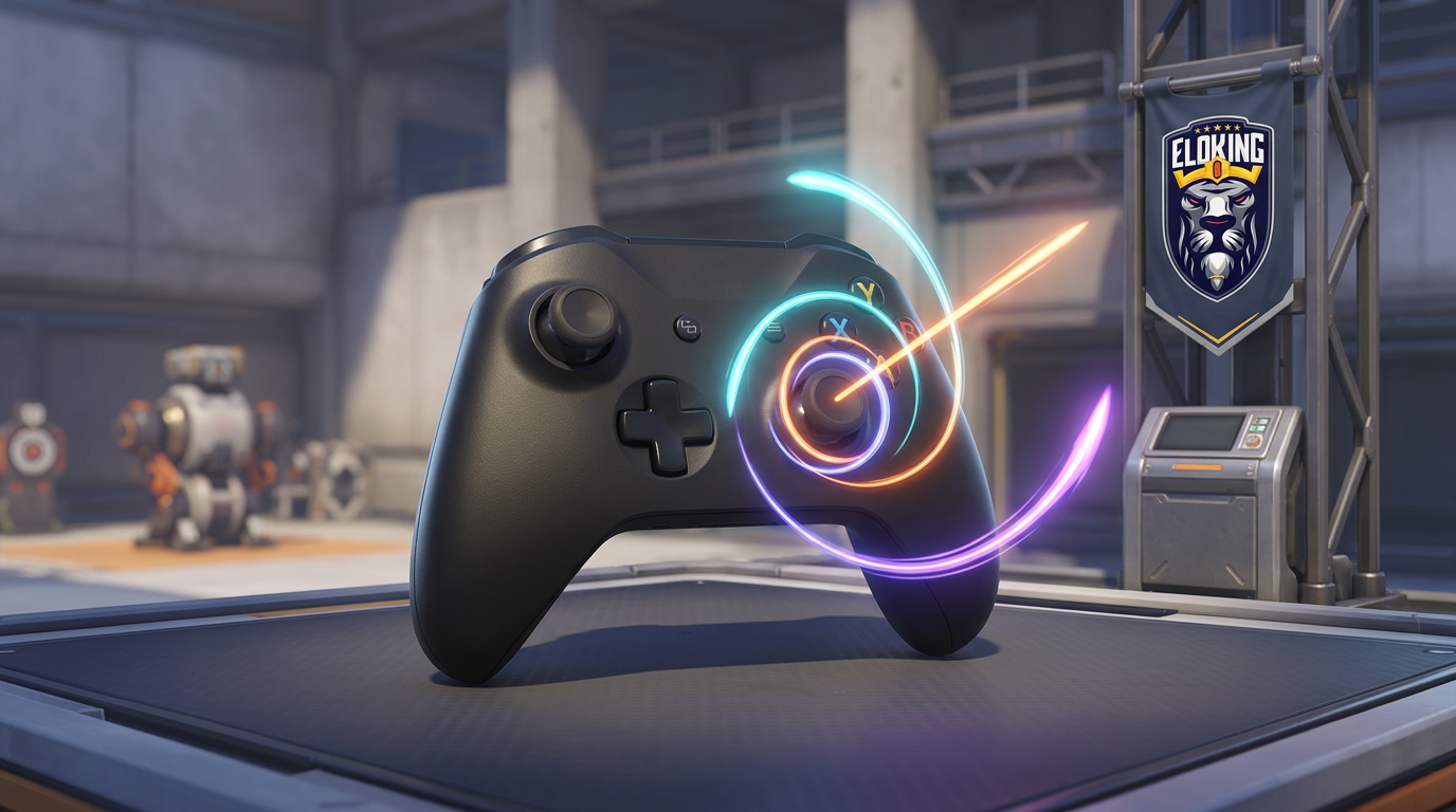 Overwatch 2 controller curve comparison with three distinct stick motions