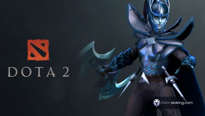 Dota 2 character in a dynamic pose