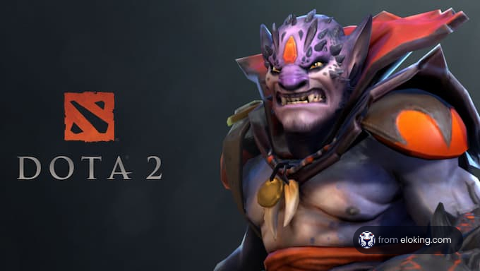 Lion character from Dota 2 game