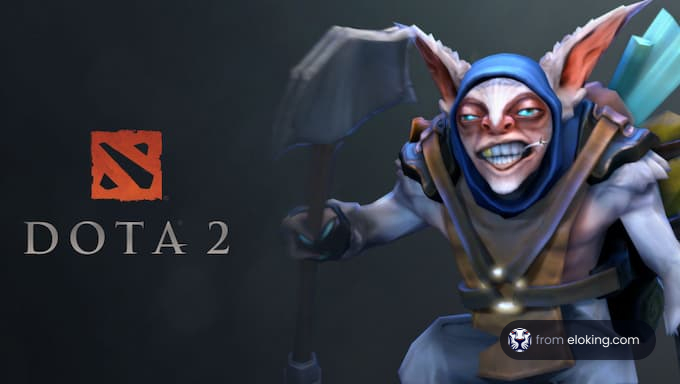 A playful character from Dota 2