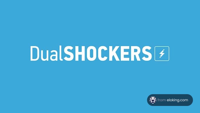 DualShockers logo on blue background