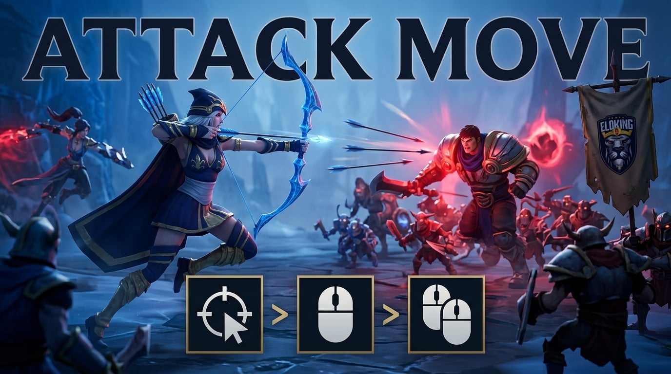 League of Legendsにおける攻撃移動：最良の設定
