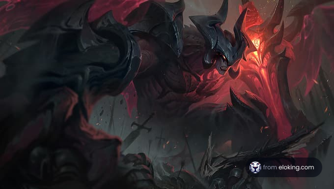 An epic battle with a monstrous creature.