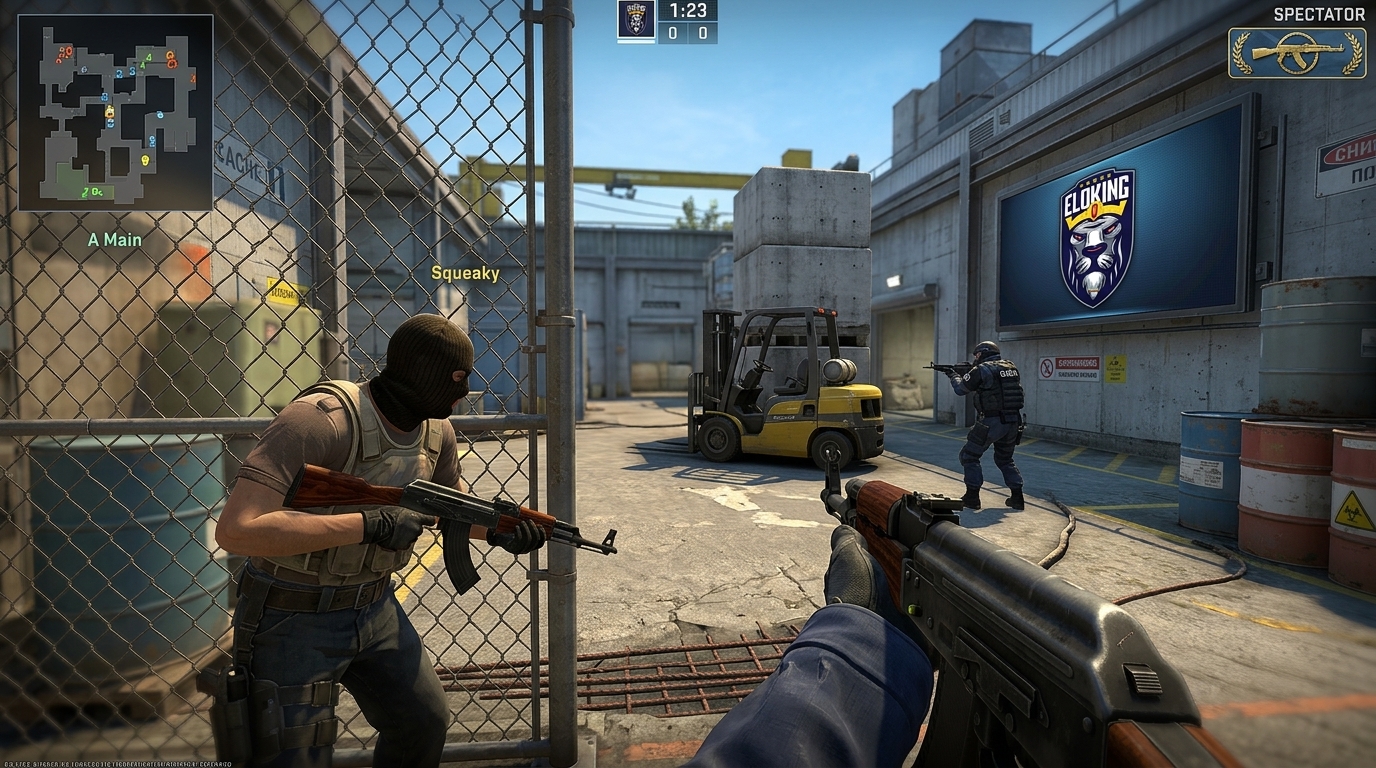 Entrada de A Main y Squeaky con defensor en Forklift
