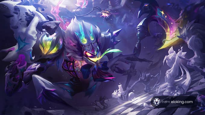 A vibrant fantasy monster in a digital art style