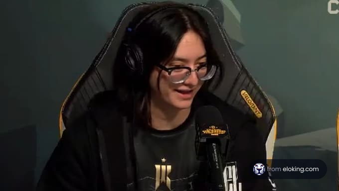 A fun moment during a podcast discussion.