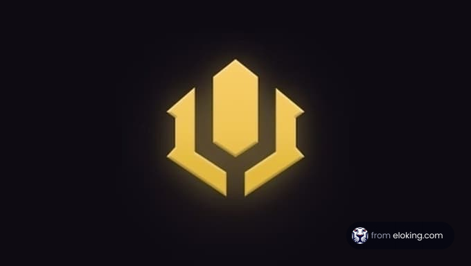 Golden logo of Eloking with a modern design