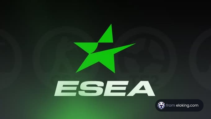 Green star and ESEA text logo on a dark background