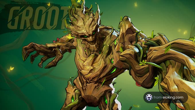 Groot character art from a popular series