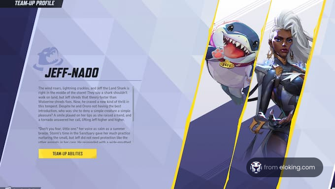 Jeff-Nado, the Land Shark hero character profile