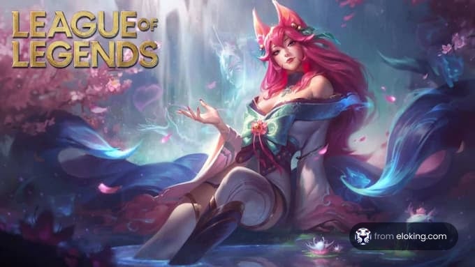 Artistic illustration of a fantasy character from League of Legends