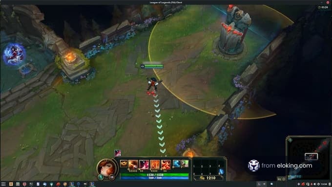 Strategic gameplay in League of Legends video game