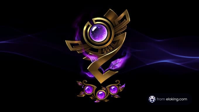 A stylized purple trophy representing achievement in gaming.