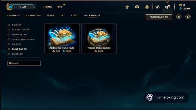 This is how you can buy more runes in LoL's in-game store