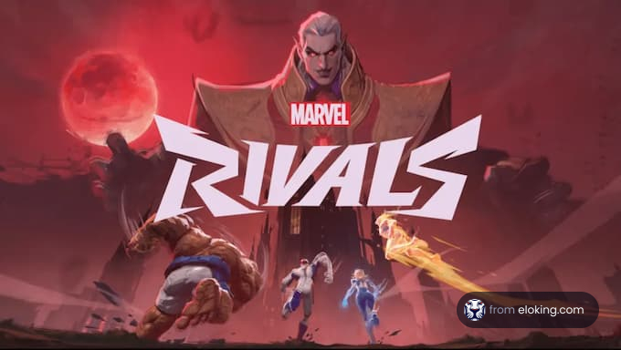 Marvel Rivals game artwork featuring dynamic characters in action